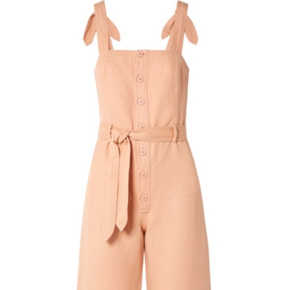 Apiece Apart Deia Jumpsuit In Mustard